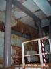 Stabilization works on strengthening the building construction